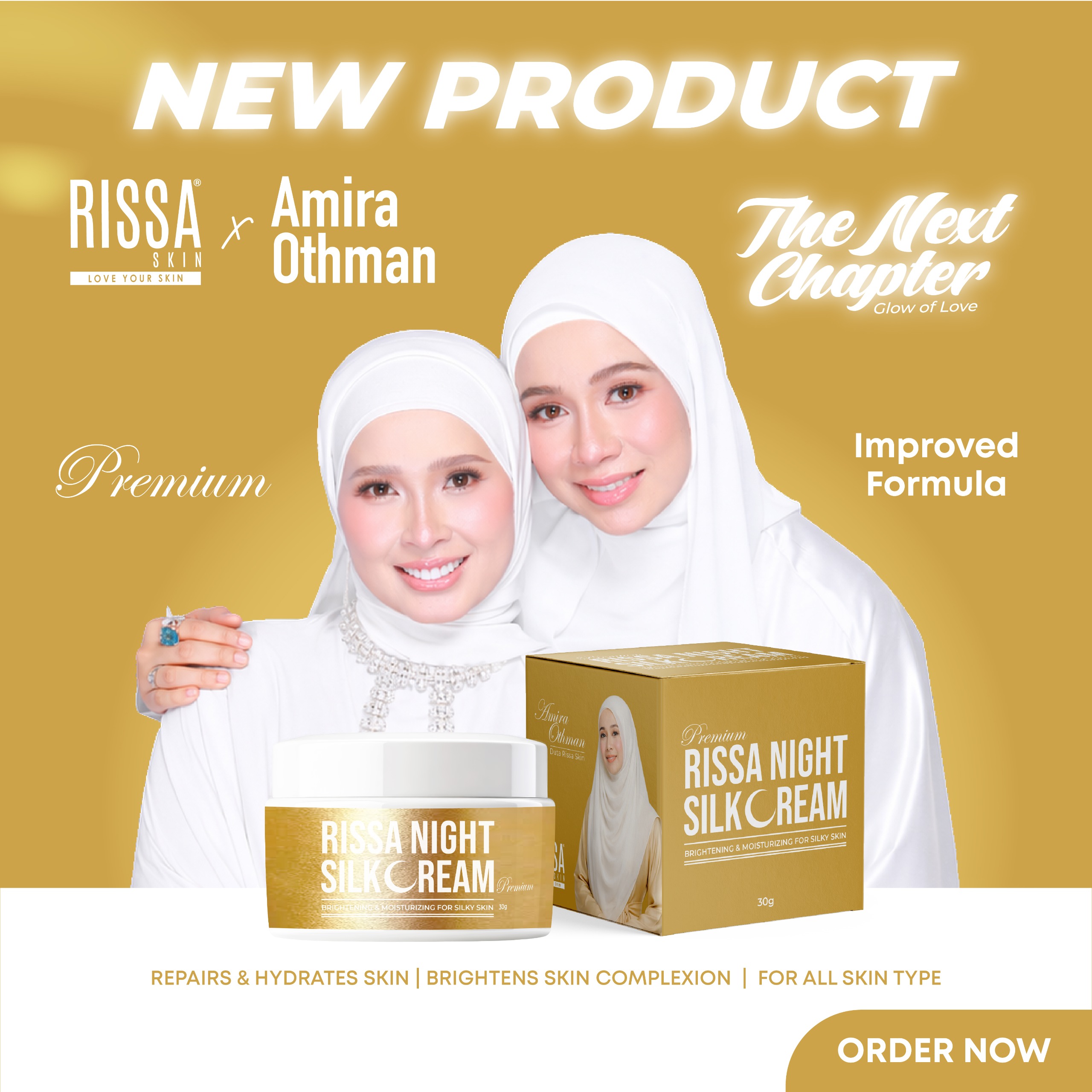 Rissa BB Puff Cream & Night Silk Cream